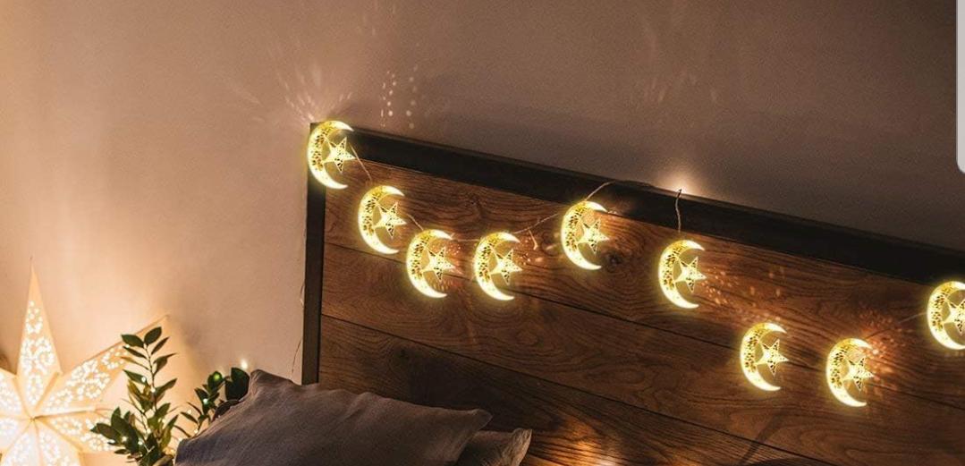 LED Moon Star Light For Party Decoration, Battery Moon Star Light Outdoor Festival, String Moon Star Castle Light LED Moon Star Light For Party Decoration, Battery Moon Star Light Outdoor Festival, String Moon Star Castle Light